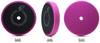 AnViele North Wolf Polishing Urethane Round Outer Diameter 150mm Buff, Type, 125mm, (Purple)