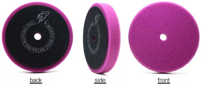 AnViele North Wolf Polishing Urethane Round Outer Diameter 150mm Buff, Type, 125mm, (Purple)