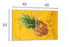 Szklana płyta ochronna na kuchenkę 2x40x52 Ananas