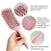 3 In 1 Curl Define Styling Brush Hollow Out Detangling Hair Brush Tangled Hair Comb Shaping Defining Curls Barber Styling Tools