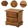 Dollhouse Bedside Table 1:12 Cabinet Decoration Drawer Miniature Furniture with