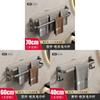 Modern Aluminum Wallmounted Towel Rack With Antimildew Finish For Bathroom And Kitchen Storage