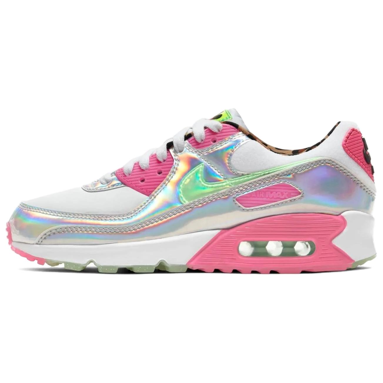 

Nike Air Max 90 Lx Daisy Leopard Iridescent Women s CQ2559-100 36.5