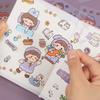 10/20/50Pcs Cute Cartoon Patterns PVC Stickers Waterproof Transparent Notebook Decoration Scrapbook Decor DIY