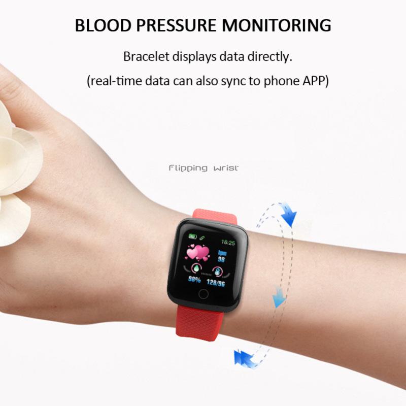 Bluetooth Smartwatch 116plus Smart Bracelet Fitness Watch 116 Plus Sports Wristband D13 Heart Rate Blood Pressure Pedometer