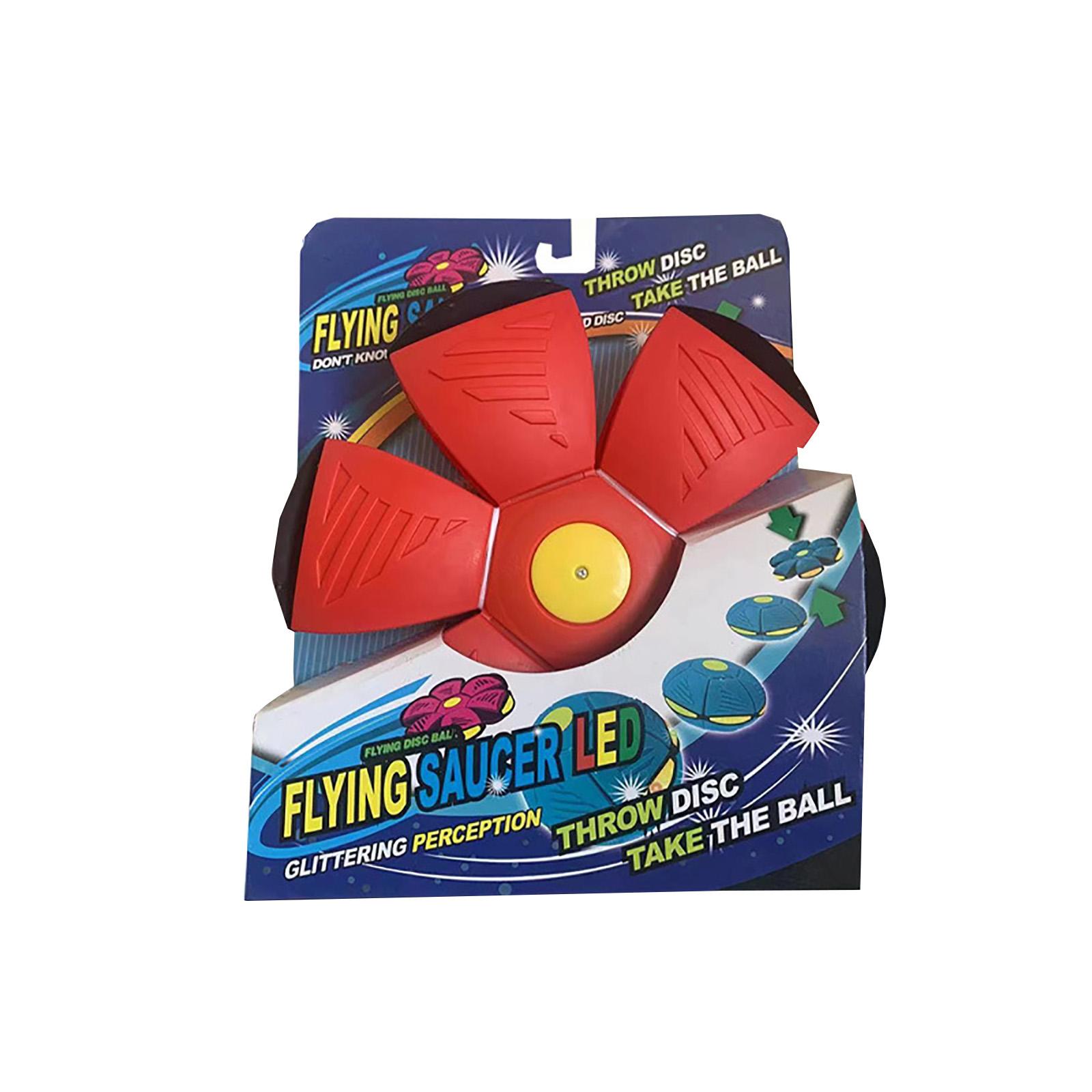

Children s Decompression Exhaust Deforms The Decompression Flying Saucer Ball One Size червоний