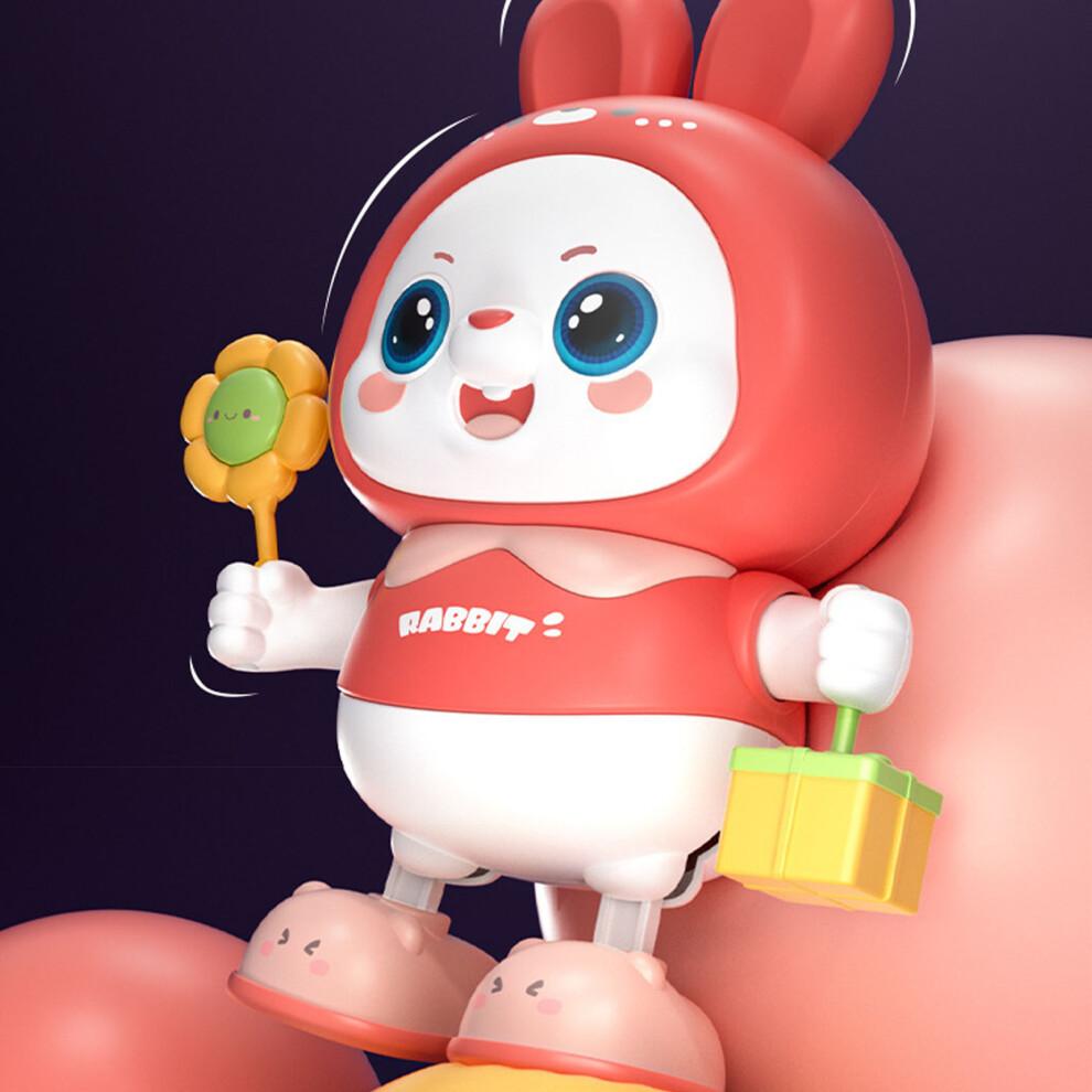 Electronic Pink Dancing Bunny Toy for Newborns – Musical & Head Up