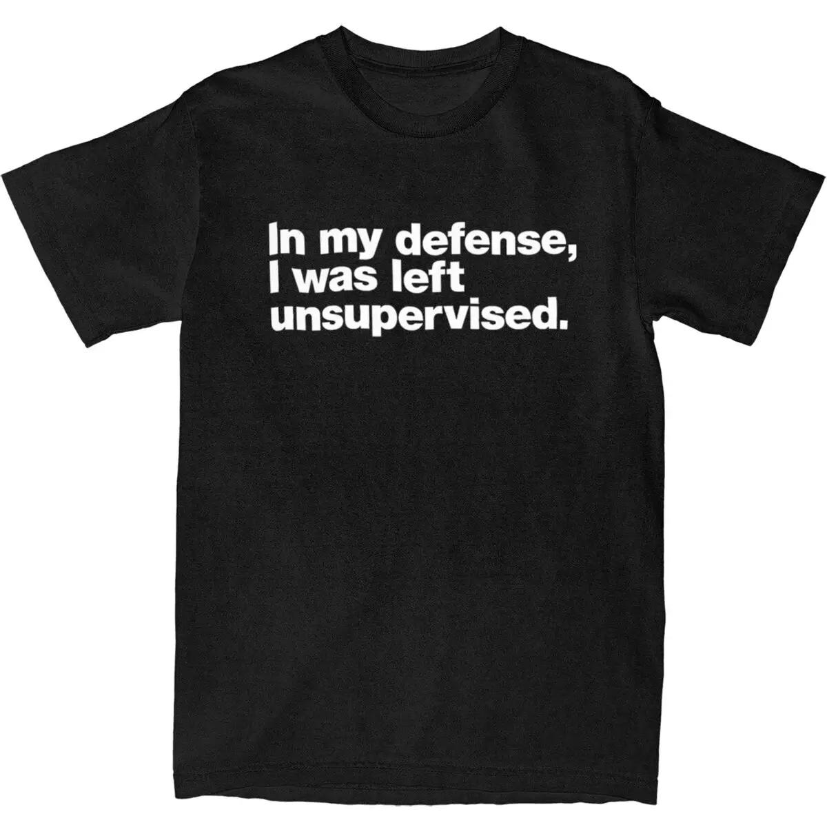 In My Defense, I Was Left Unsupervised. Tshirt Couple Y2K... XXXL