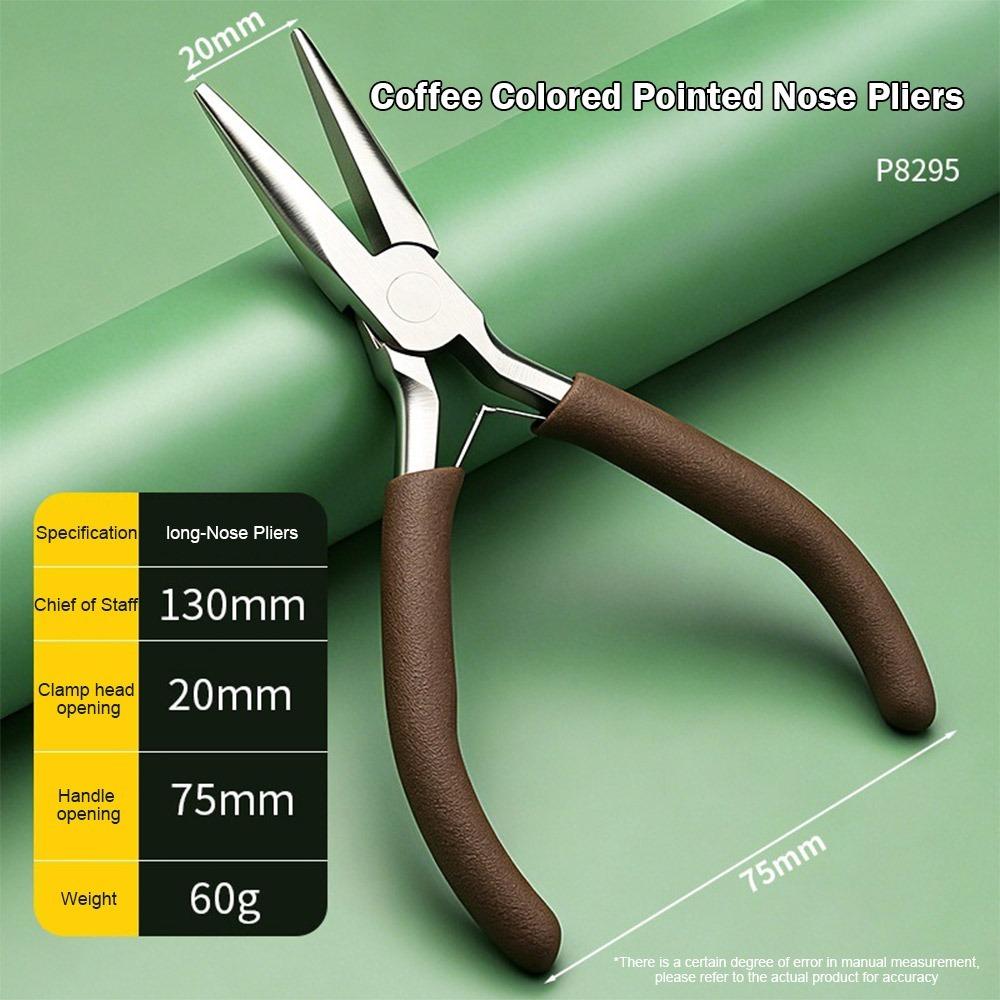 Built-in Return Spring Mini Needle Nose Pliers Jewelry Making Pliers Handmade Processing
