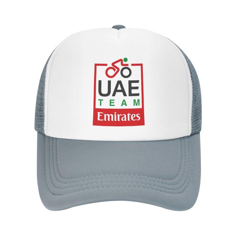 UAE Road Vehicle Print Mesh Baseball Cap Summer Breathable Sun Visor Hats Unisex Adjustable Snapback Caps Adults Trucker Hat