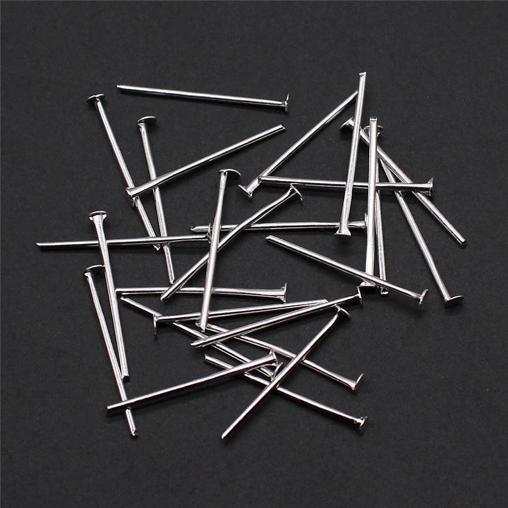 Perlenzubehör Metall-Ösenstifte Schmuckherstellung Zubehör Flachkopf-Stift