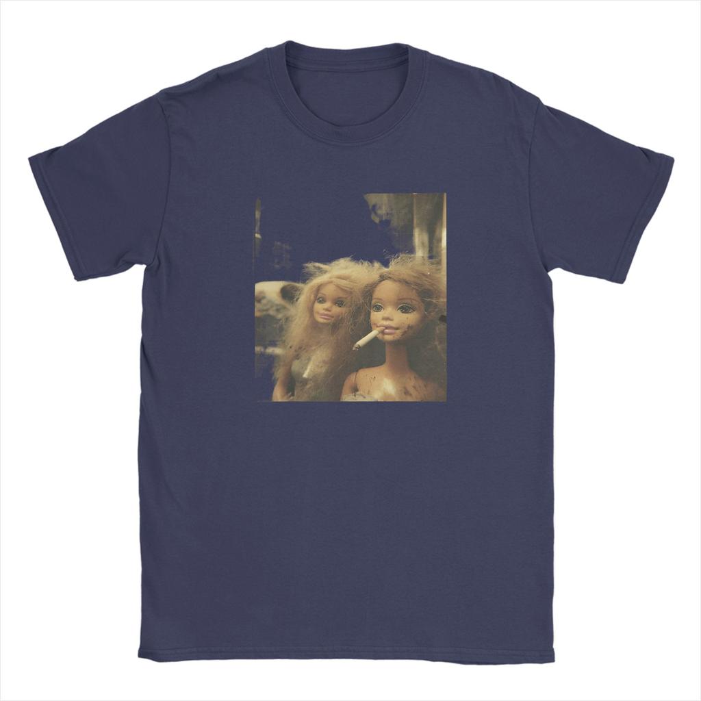 Unisex Funny Disgusting Doll Meme T Shirts Pure Cotton Tops Vintage Short Sleeve Crewneck Tees Printed TShirt