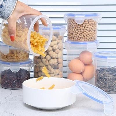 Wide Application Snap Open Cover Multipurpose with Lid Grain Cereal Storage Container Household Supplies Sealed Jar