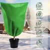 Plant Cold Proof Cover Zippered Freeze Protection Bag with Drawstring Potted Plants Winter Frost Blanket for Outdoor Small Trees Shrubs