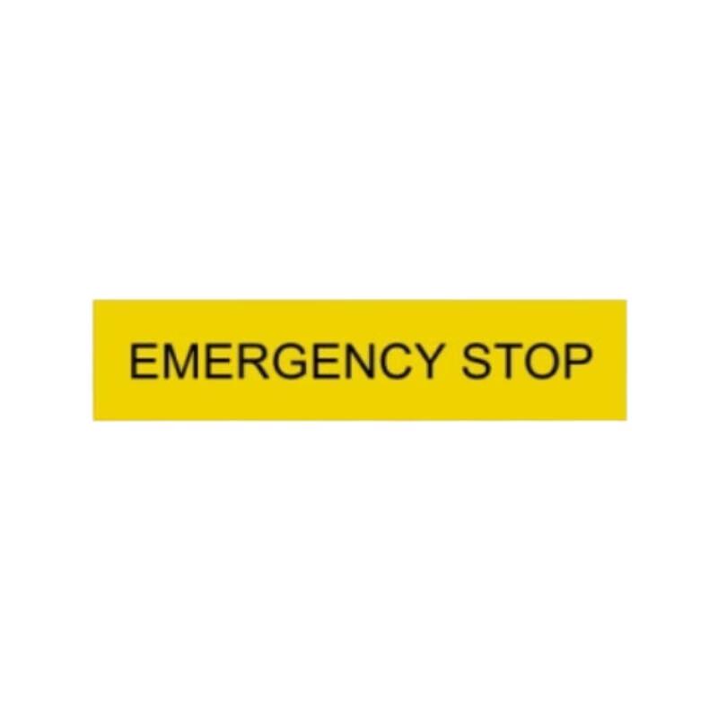 Schneider Electric XB2B Series Emergency Stop Label