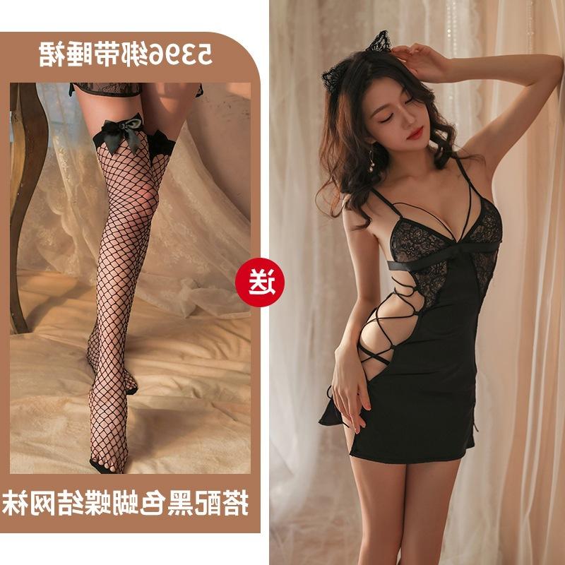 Sexy Seite sexy neue Perspektive Suspender Nachthemd Fabrik Split Erwachsenenprodukte Direktverkauf Erotische Unterwäsche Versuchung Milchleckage Träger