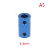 Aluminium Alloy Shaft Coupling Corrosion Resistant Adapter for 3D Printer 42 Stepper Motor 3-6mm 4-6mm 5-5mm 5-8mm 8-8mm Bores
