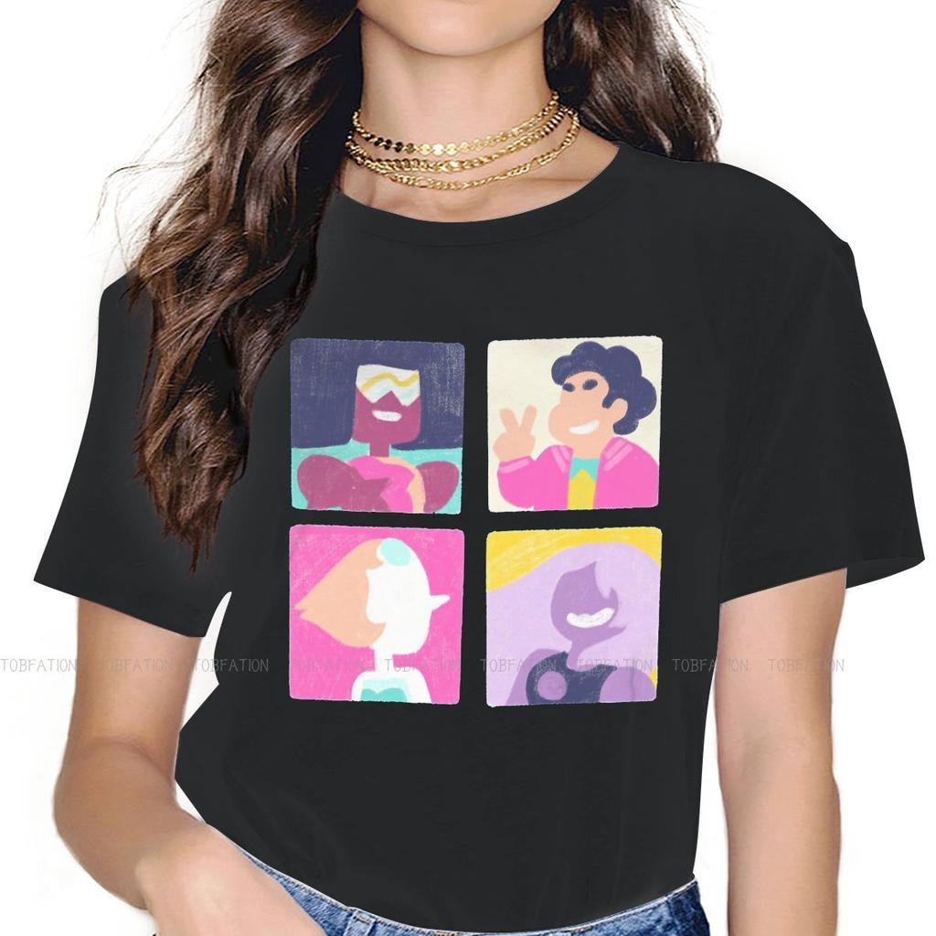 Steven Universe Animation Science Fiction Tshirt For Unisex Girl 5xl Crystal Gems Boxes Humor Leisure Sweatshirts T Shirt Novelty
