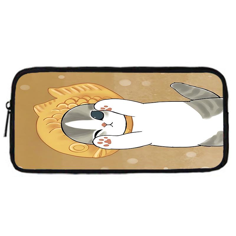 Child School Funny Cat M-mofusands-Backpack with Lunch Bags ,Pencil Bags ,School Bags for Boys Girls Best Gift