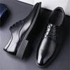 Supermarket Soft Sole British Business Dress Leather Shoes Men's Shoes Inner Height Increase Single Shoes Shoes Casual Shoes Suit