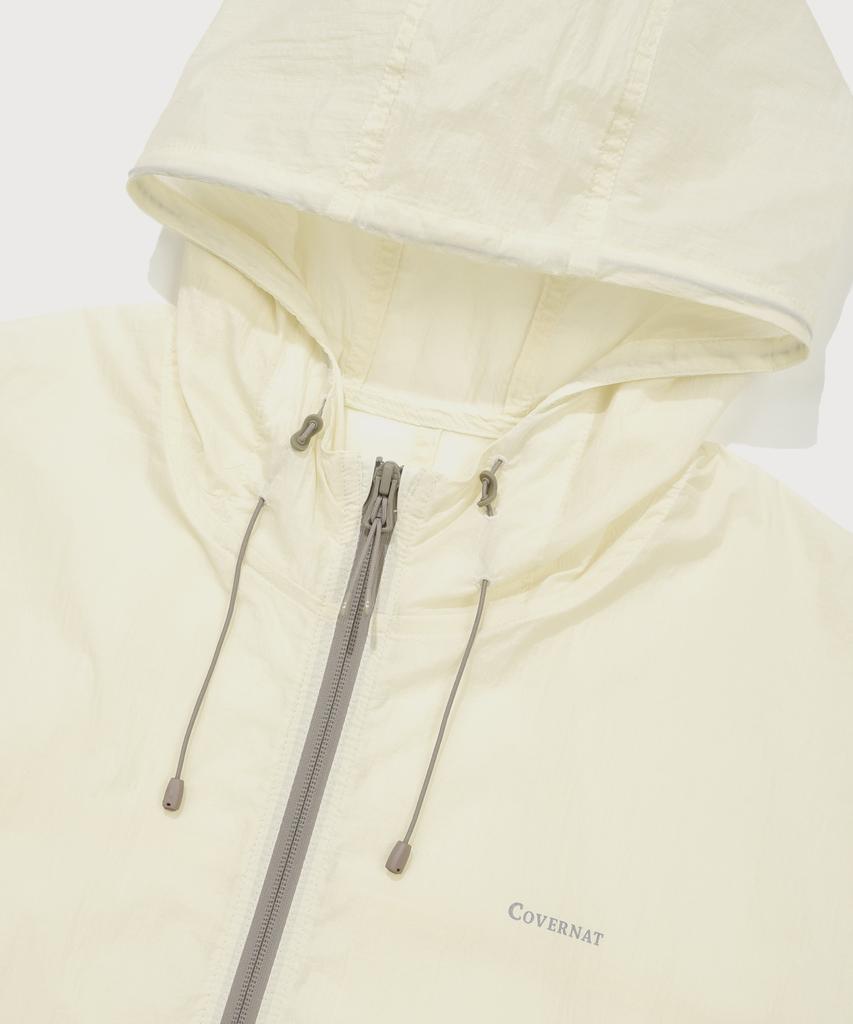 Covernat Packable Lightweight Uv Windbreaker Ivory
