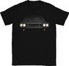 Vintage 1970s Amerykański Muscle Coupe Graficzny T-shirt Samochodowy