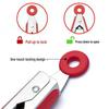 Silicone Stainless Steel BBQ Food Tongs - High Temperature Resistant Kitchen Tool