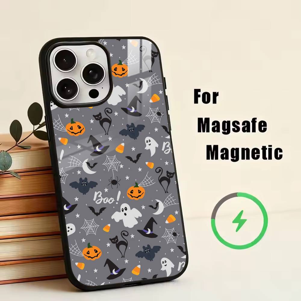 Halloween-HH  Phone Case For iPhone17,16,15,14,13,12,11 Plus,Pro Magnetic with Magsafe Wireless Charging