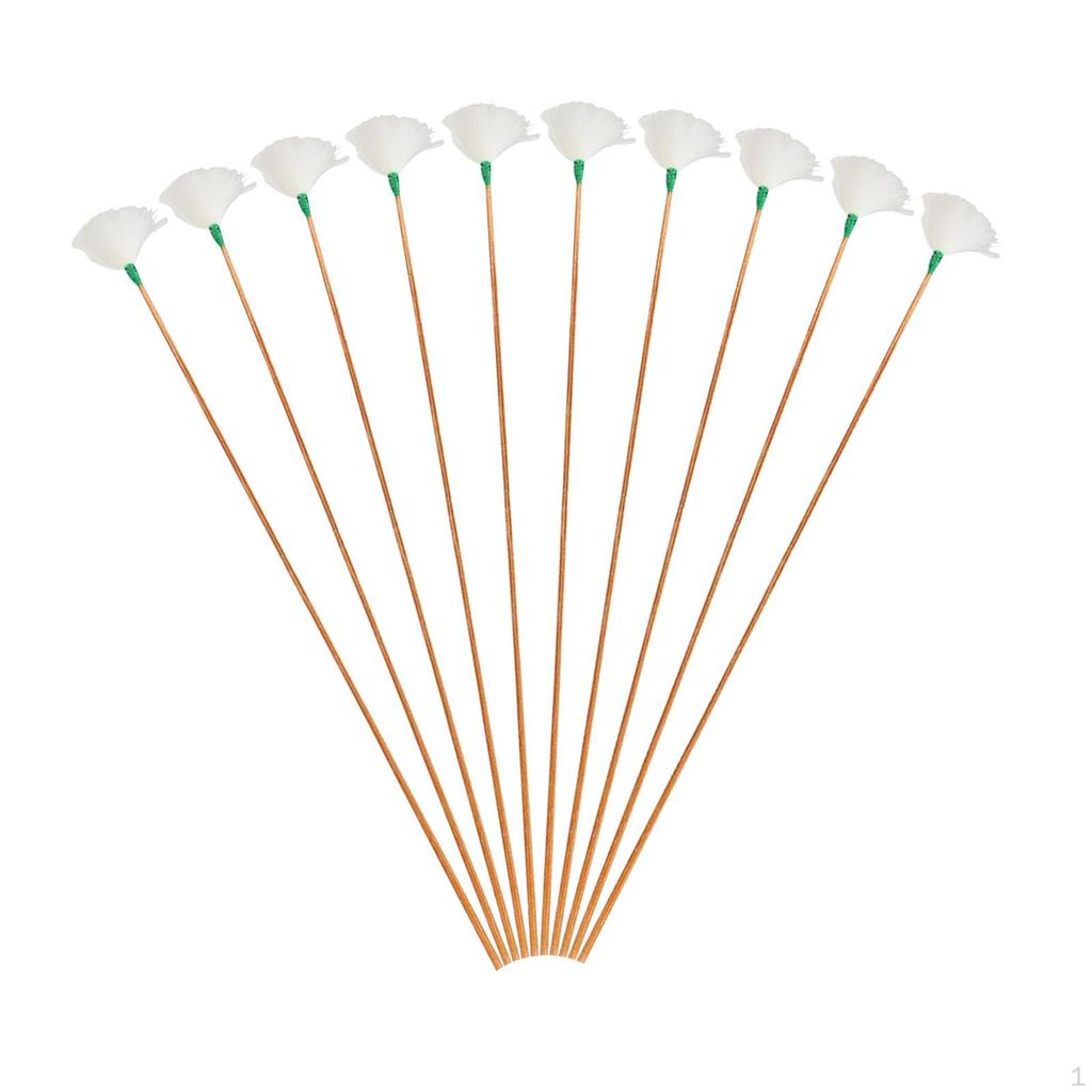 10 Professional Adult Kids Goose Feather Ear Tips / Soft Plug Earwax Remover Cleaning Tool