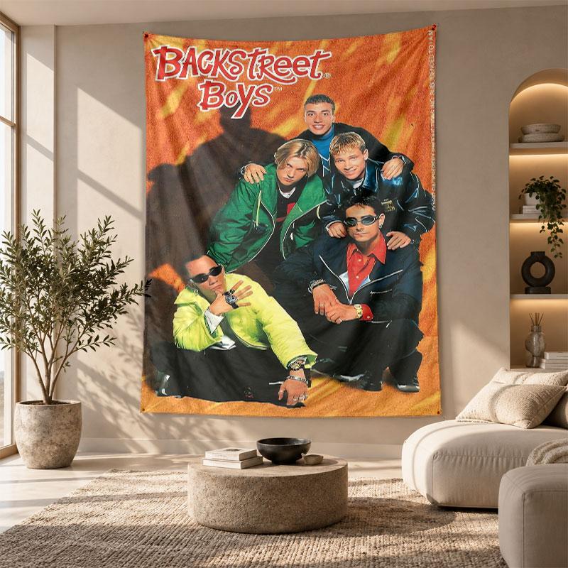 Decorative Tapestry,backstreet Boys Printed Wall Art, Lightweight Wall Hanging For Bedroom Background