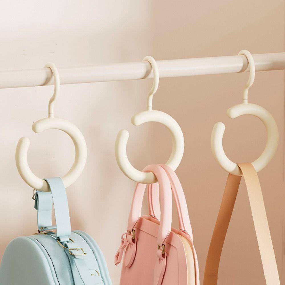 Ring Clothing Hanger Circular Clothes Storage Hook Multi Purpose Round Scarf Tie Hanger  Home