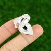 Gift For Her 925 Silver Natural Ruby Zoisite Promise Flower Adjustable Ring