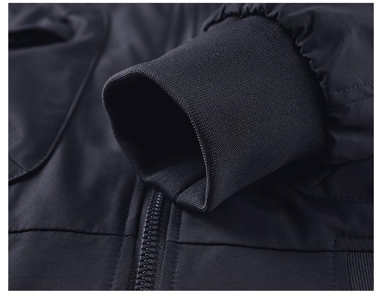 Men's American Style Spring/Autumn Baseball Jacket - Casual Pilot Flight Suit Outerwear Workwear 8861.