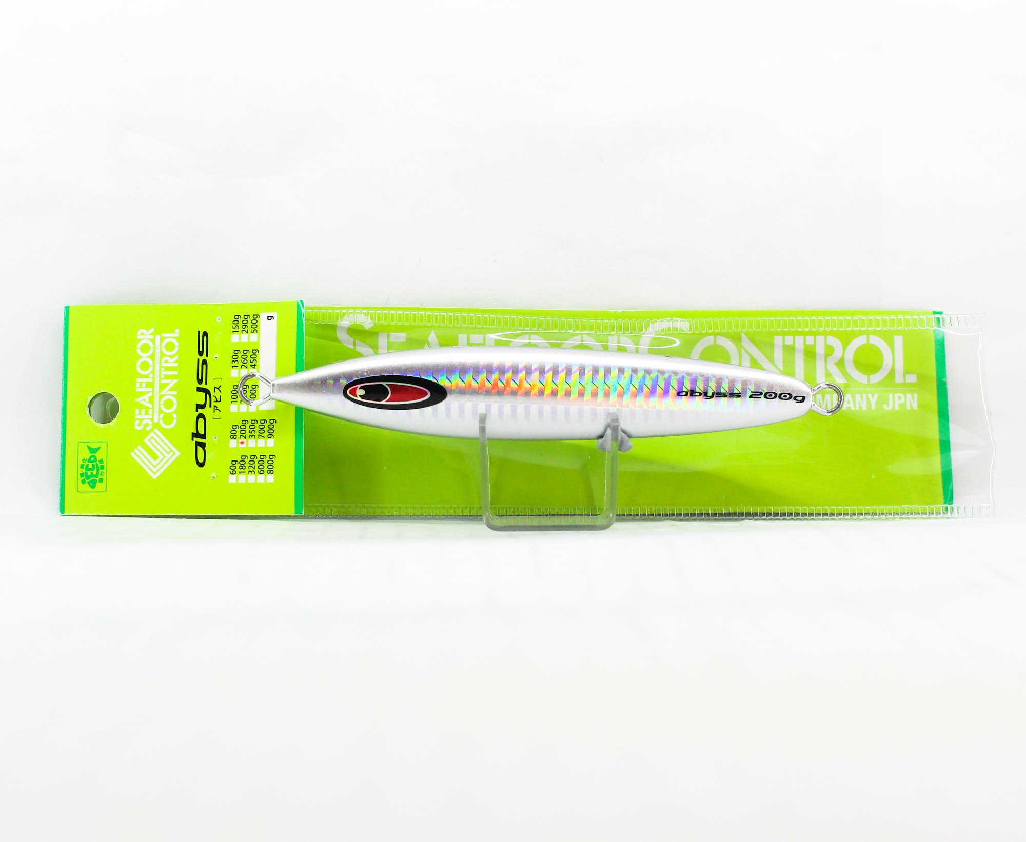 Seafloor Control Metal Jig Abyss 200 grams Silver (5320)