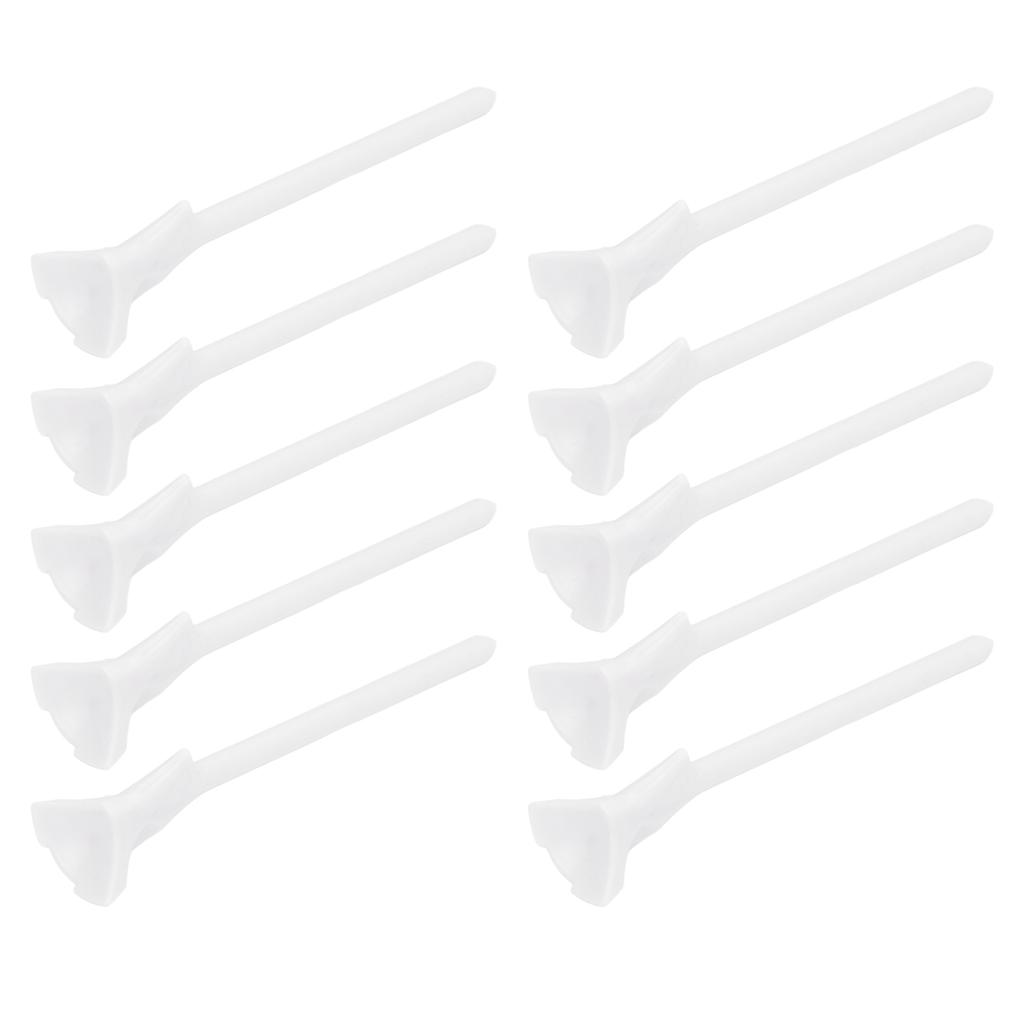 10 bucăți tricouri în vrac din plastic PC Suporturi pentru bile pentru unghii Suporti pentru prevenirea coliziunii Îmbunătățește precizia lovirii
