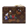 Louis Vuitton Lisa Mascot Zipper Design Coated Canvas Wallet Women Wallet Brown M15334