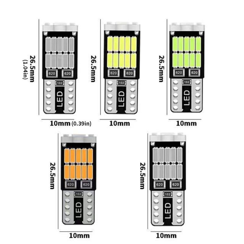 T10 4014 W5W LED Canbus Lights Car Interior Dome Door Maps Light 6500K Bright Signal Lamp Instrument Light