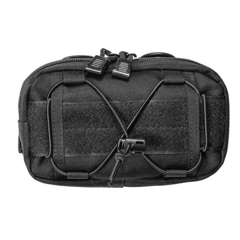 

EDC Molle Tactical Pouches Medical First Aid Tool Waist Bag Pack Gear Gadget Bag Pouch Outdoor Sports Hunting Bag Survival Gear чорний
