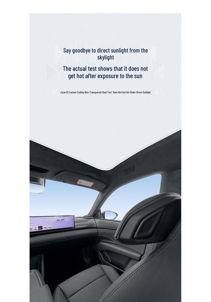 Jiyue 01 Silicone Suction Sunroof Sunshade