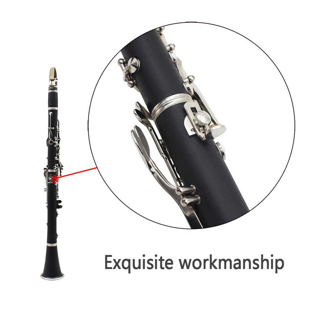 Verstellbare Metallfingerauflage Ersatz Klarinette Daumenauflage Fingerstütze Holzblasinstrument Klarinette Zubehör