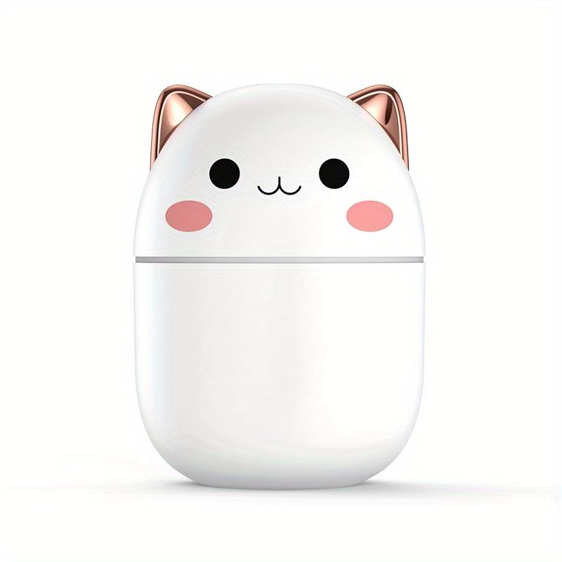 Bærbart LED-lys mini 250ml h2o Spray Mist luftfukter Double Wet Aroma Essential Oil Diffuser Bil usb luftfukter