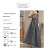 Women's Retro Loose-Fit Denim Long Skirt - Four Seasons Versatile, Slimming, and Wide Hem Design