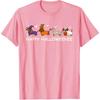 Weiner Dog Witch Happy Halloweenie Cute Halloween Dachshund T-Shirt