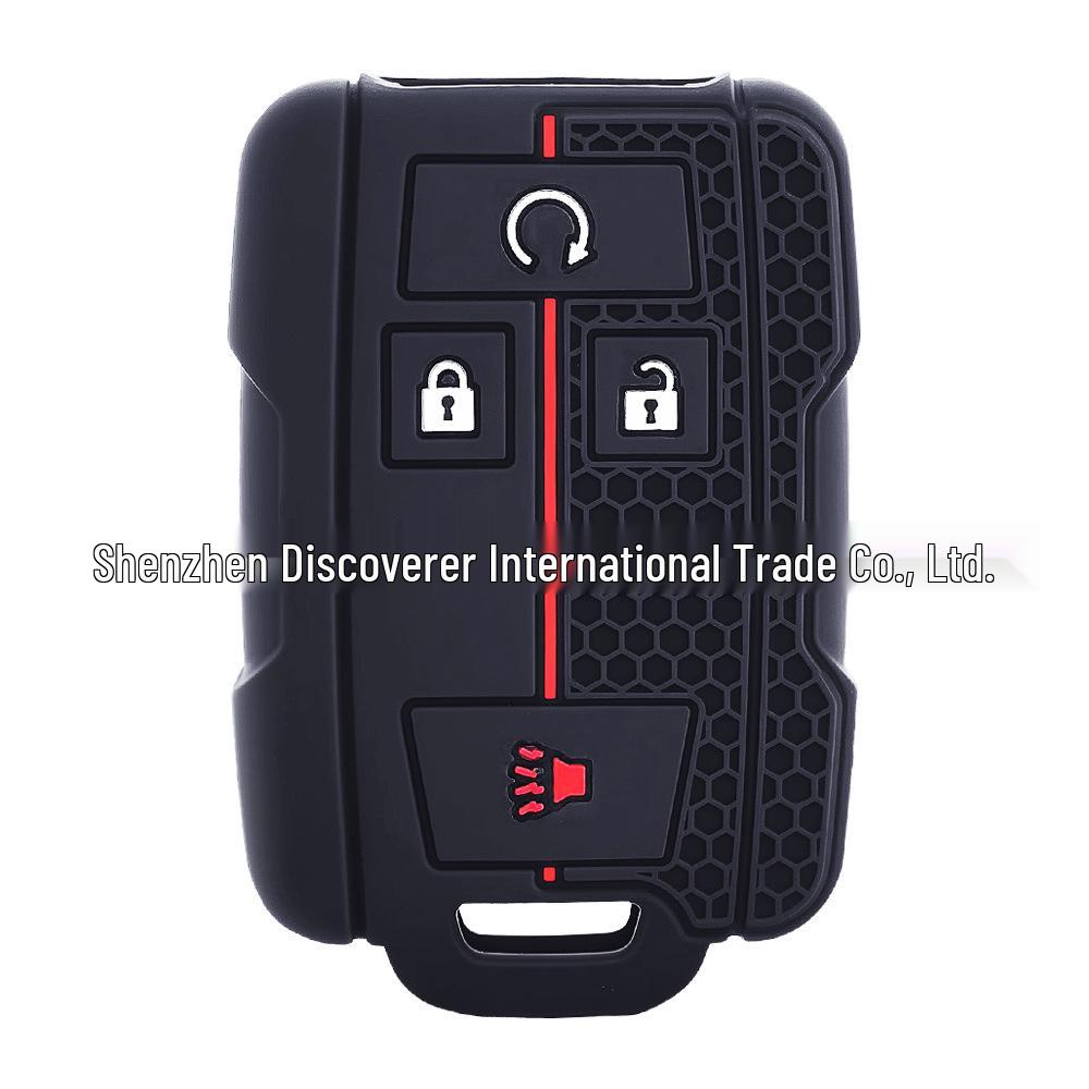 Silicone Key Cover for Chevrolet GMC 3+1 Button Remote