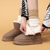 New Winter Snow Cotton Fashionable Versatile and Comfortable Non-slip Piled Soft-soled Student Thick-soled Snow Boots
