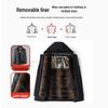 Men's 2025 Winter High-End Detachable Liner Goose Down Jacket
