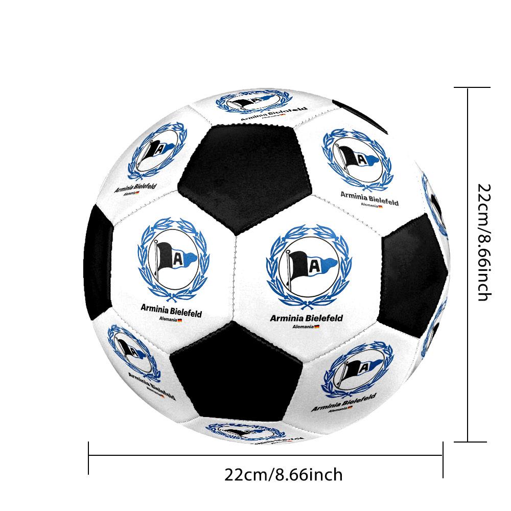 1pc Arminia Bielefeld Soccer Ball Size 5 Indoor Soccer Ball Fashion Colorful Backyard Game - Great For Sports Fans Gift HE12