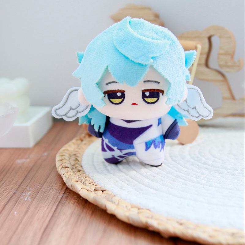10cm Sunday Robin Plushie Toys Honkai Star Rail Sunday Plush Doll Keychain Decorative Pendant Collection Birthday Gift Companion
