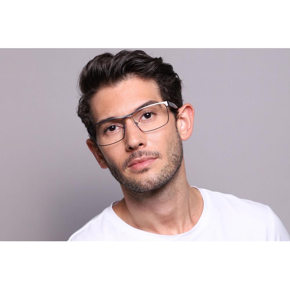 Full Rim Pilot Matte Gunmetal Smartbuy Collection Macker 880b Fashion Men Eyeglasses