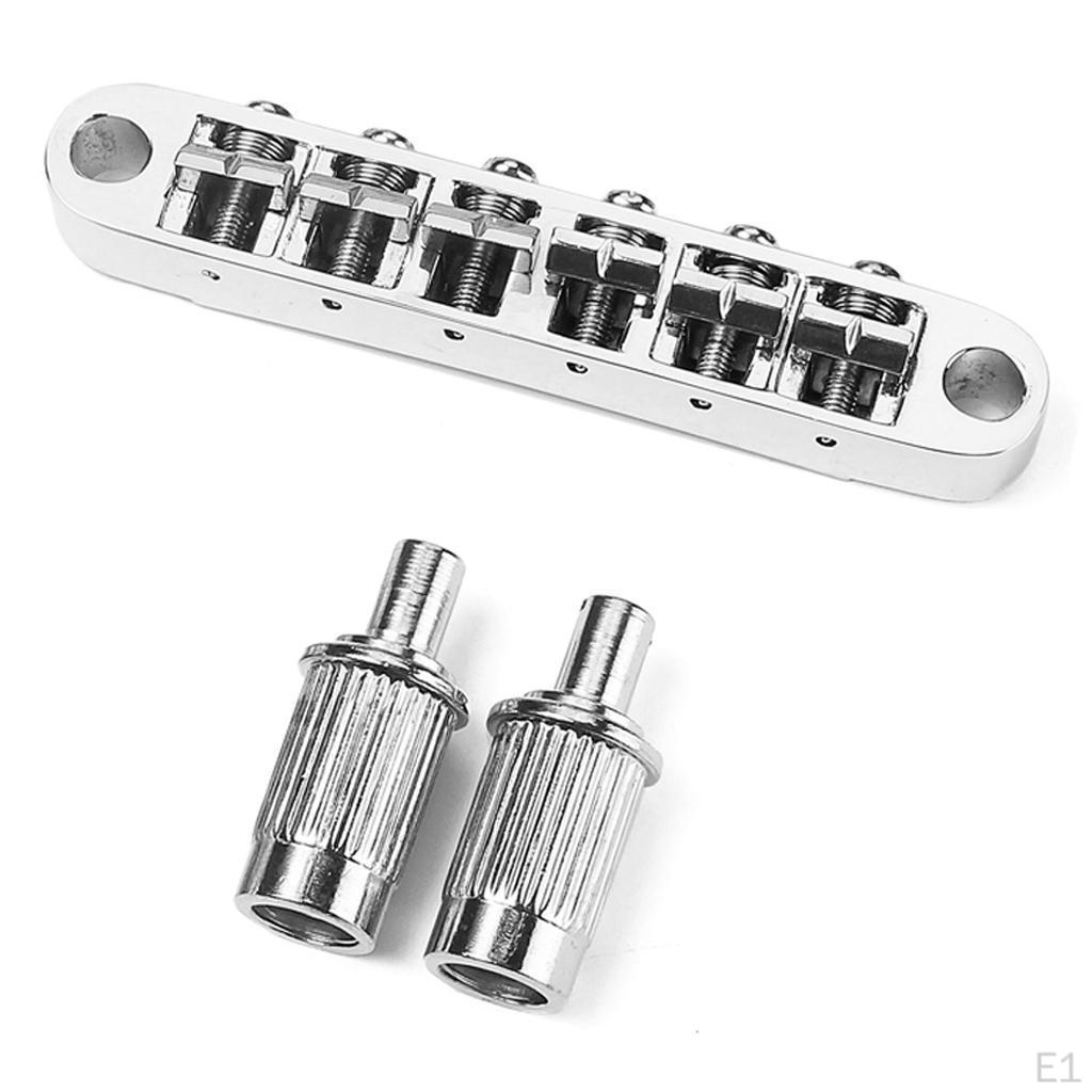 Chrome Bridge with Mounting Studs for LP Electric Guitar